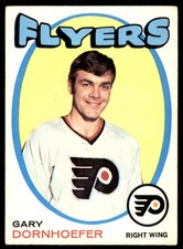 1971-72 OPC O-PEE-CHEE GARY DORNHOEFER PHILADELPHIA FLYERS #202 VG/EX