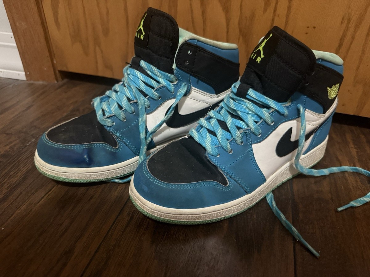 Nike Air Jordan Size Y Retro High Blue Lagoon Looney Tunes Insoles