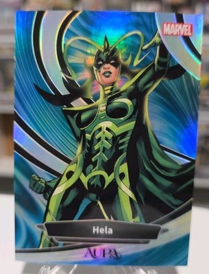 2025 Kakawow Aura Marvel Hela AM-IC-25 Cyan Refractor 020/145