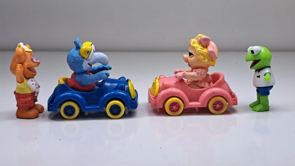 Lote de figuras de bebés Muppet - ¡Fozzie, Kermit, Gonzo y Miss Piggy! Foto 4 de 4