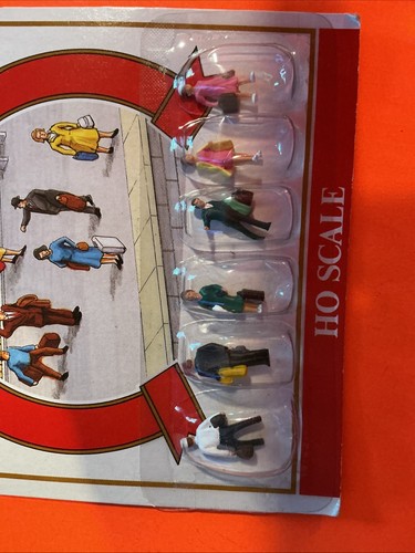 Model power Street people HO scale four packs new on card - Picture 10 of 11