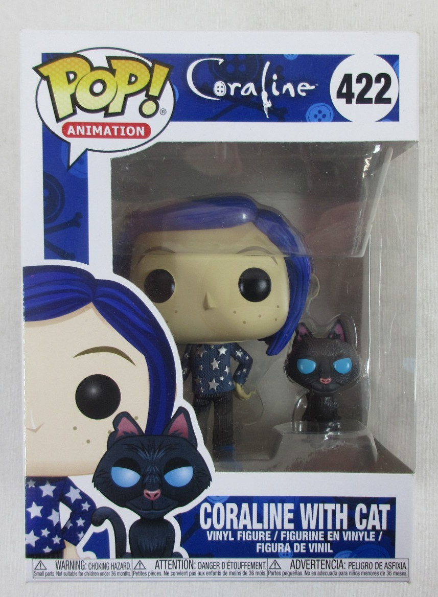 Nmib &Quot;Coraline With Cat&Quot; #422 Pop! Funko Animation Vinyl Figure 2018 Movie