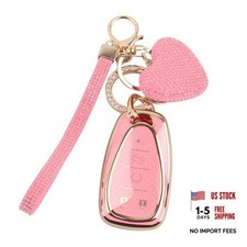 Compatible with Chevy Key Fob Cover Pink
