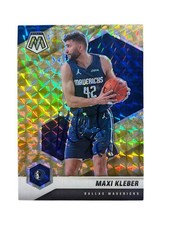 Maxi Kleber Signed Card Panini Mosaic Gold In Person Autograph Lakers