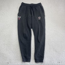 Under Armour x Quebec Remparts LHJMQ Loose Fit Gray Sweat Pants Size M ColdGear*
