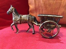 Pferdefuhrwerk  Blechspielzeug ohne Stempelung