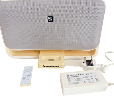 Altec Lansing M602 iPod Dockingstation Lautsprechersystem Fernbedienung getestet funktioniert