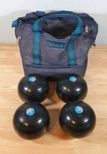 Drakes Pride Professional Lawn Bowls Size 4H Stamped 98 With Riley Bag