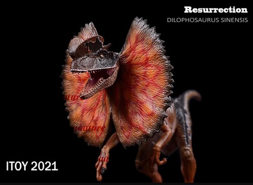 ITOY Dilophosaurus 1/35 Limited Dinosaur Figurine Animal Model Collection Statue - Picture 8 of 10