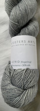 Sept sœurs Astrid. 1 écheveau. 438yds High-twist 1 pli. 70% mérinos sw / 30% soie.