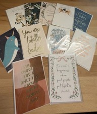 Minted Deluxe Lot Of 11 Assorted Greeting Cards Boutique All Occasions 7 x 5 New