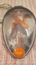 Full Face Snorkel Mask by Ocean Reef and Fins by Deep Blue PRISTINE CONDITION  