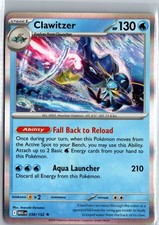 Clawitzer 38/132 2025 Mega Evolutions Base Holo Rare NM