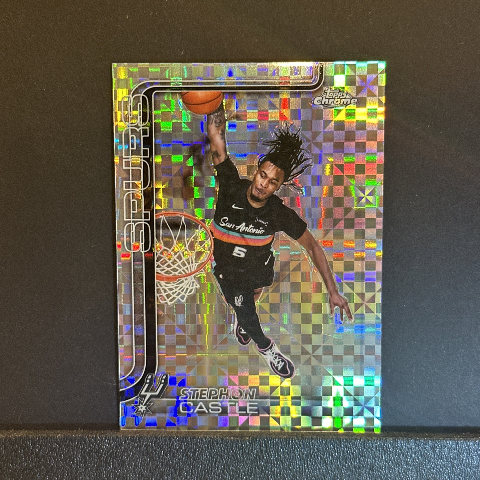 2025-26 Topps Chrome Update  Stephon Castle #82 X-Fractor