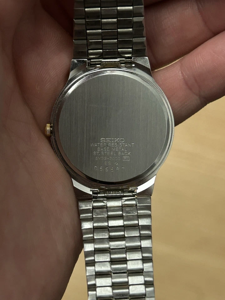 Reloj Hombre Seiko 5Y32-7000 Necesita Batería Nueva Foto 3 de 4