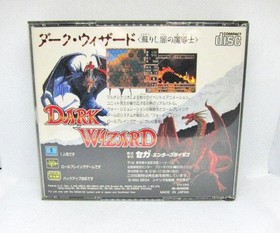 Dark Wizard Sega Mega CD Japan Tested Game with Postcard Excellent Condition Jap