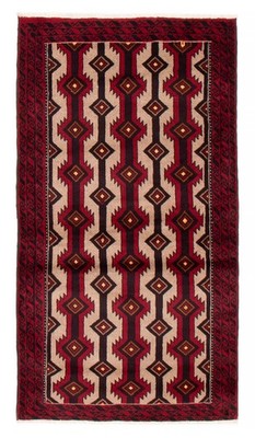 Traditional Vintage Hand-Knotted Carpet 3'6'' x 6'1'' Wool Area Rug