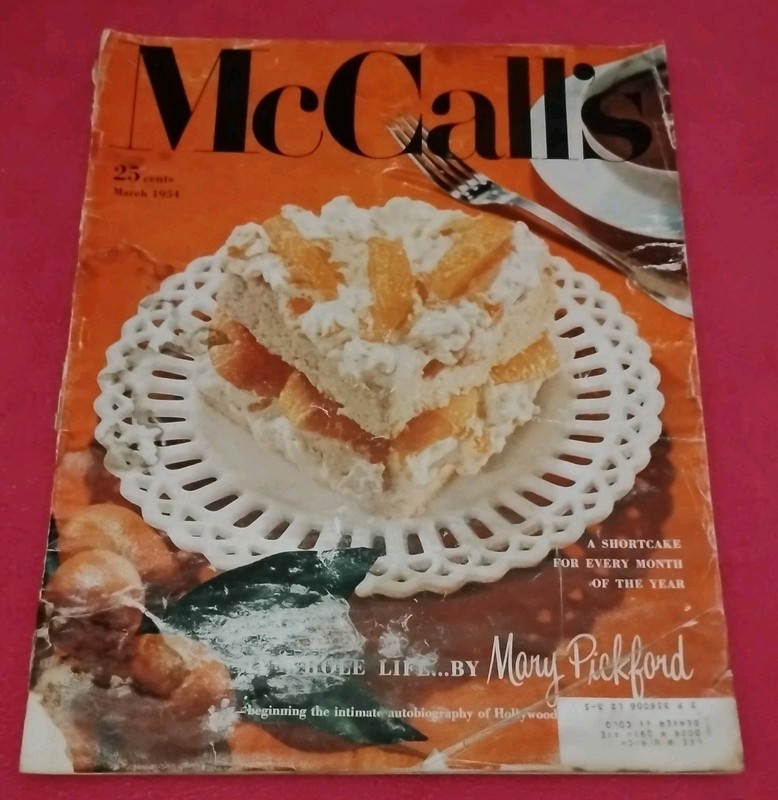 Vintage McCall's Magazine -March 1954