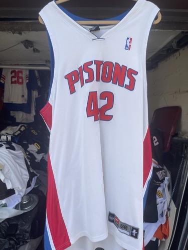 100% Authentic Nike Jerry Stackhouse NBA Detroit Pistons Jersey SZ 56 - Picture 8 of 12
