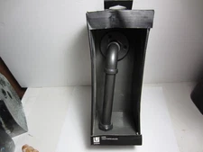Umbra Spa Black Toilet Paper Holder Pipe Industrial Look