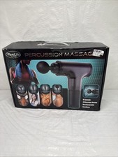 FineLife 6 Speed Rechargeable Percussion Massager with 4 Attachments Cordless