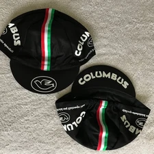 Columbus Classic Cycling Cap - Bike Hat - White, Black, Blue or All 3 FREE SHIP!