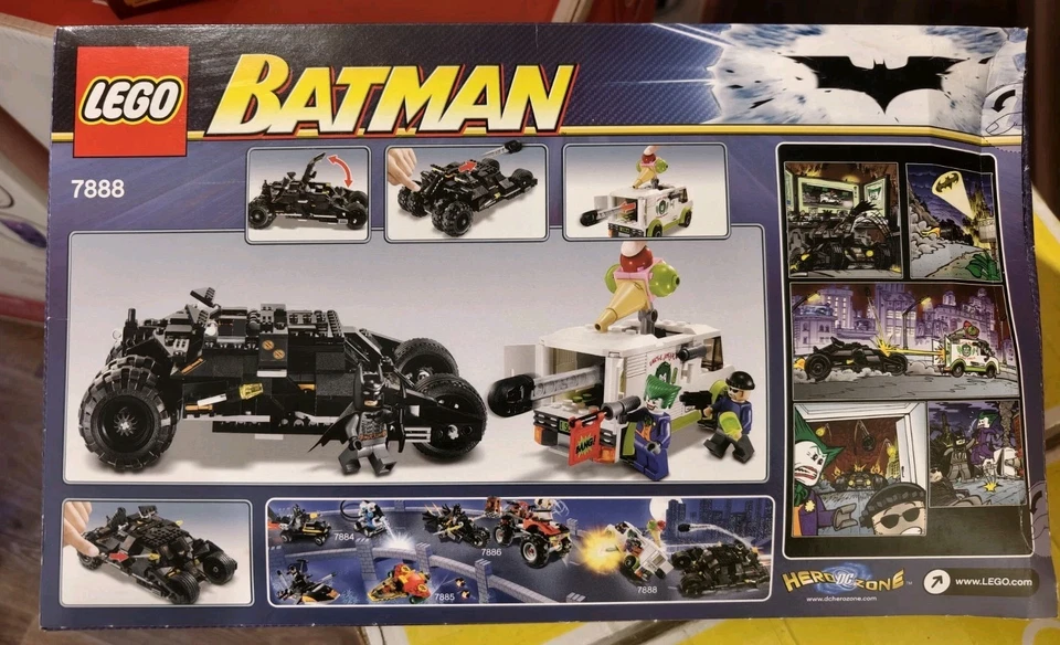 LEGO Batman: The Tumbler Joker's Ice Cream Surprise (7888)-Nuevo sellado, caja dañada Foto 2 de 4
