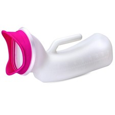 Urinals for Women and Men Portable Unisex Urinal Bottle 1000ml Female Pink