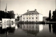 RPPC Mill Pond Tapolca Hungary vintage postcard s720