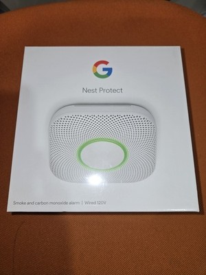 New Google Nest Protect WIRED Smoke and Carbon Monoxide Alarm S3000LWES Exp 2030