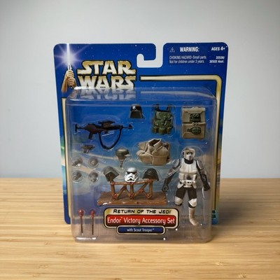 Star Wars Return of the Jedi Endor Victory Accessory Set Scout Trooper - 2002