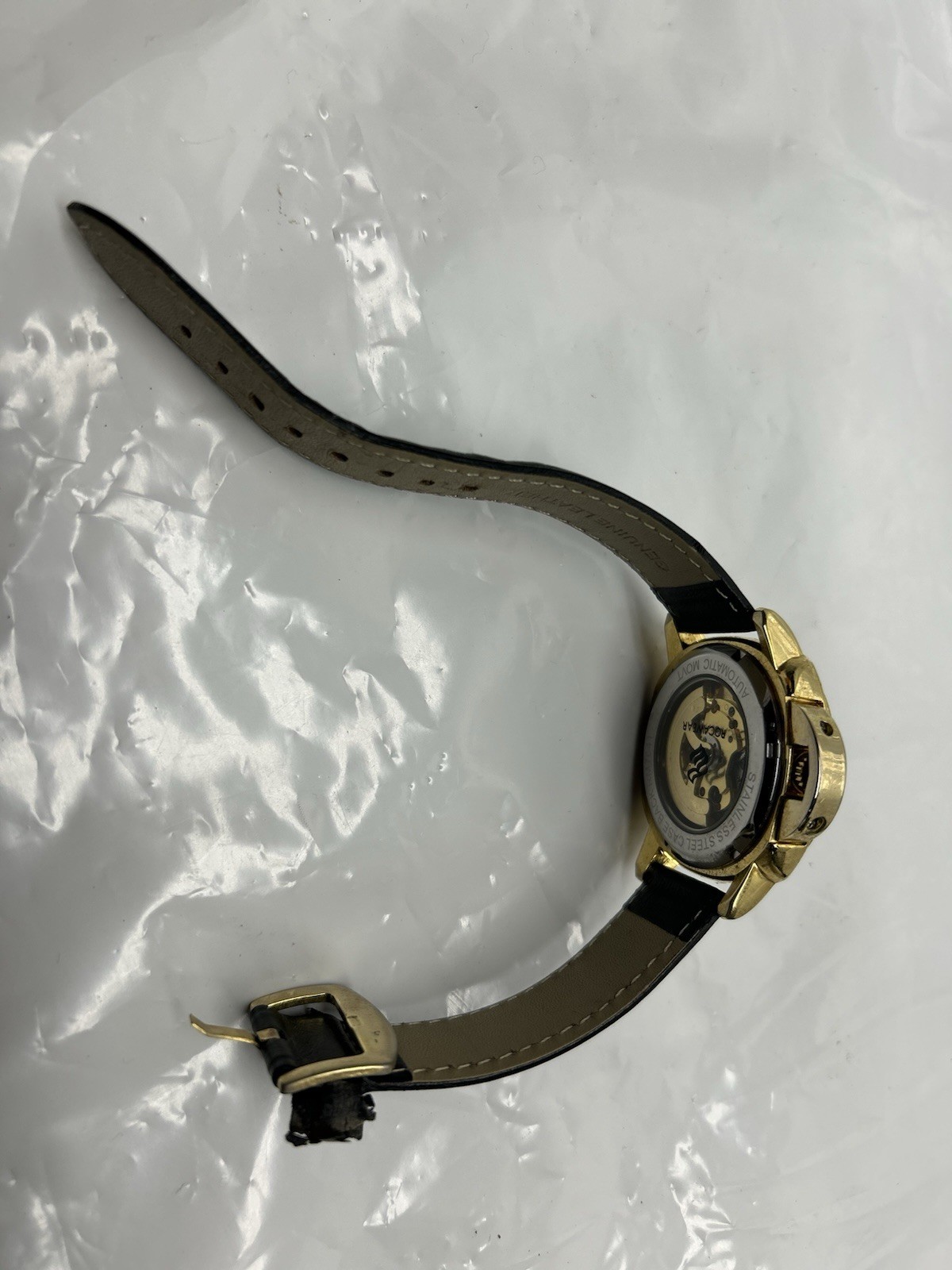 Rocawear RM7641 Automatic Watch Skeleton Rare Uni… - image 4