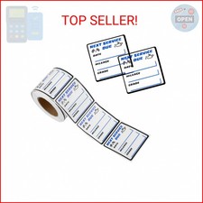 300PCS Car Oil Change Stickers for Windshield - Next Service Due Sticker,2"x2" R