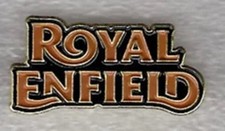 Royal Enfield pin badge. British Motorcycle. Classic. Metal. Enamel.