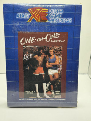 RARE!! Atari XE One On One Julius Erving Vs Larry Bird SEALED