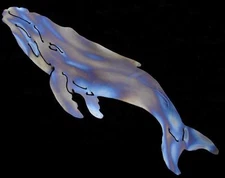 HUMPBACK Whale Sea Life Ocean Marine Beach House Metal Wall Accent Art Decor