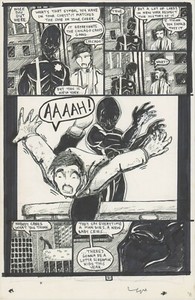 Tears Like Water #2 1999 Hand-inked original comic pg Brien Cardello SIGNED p31