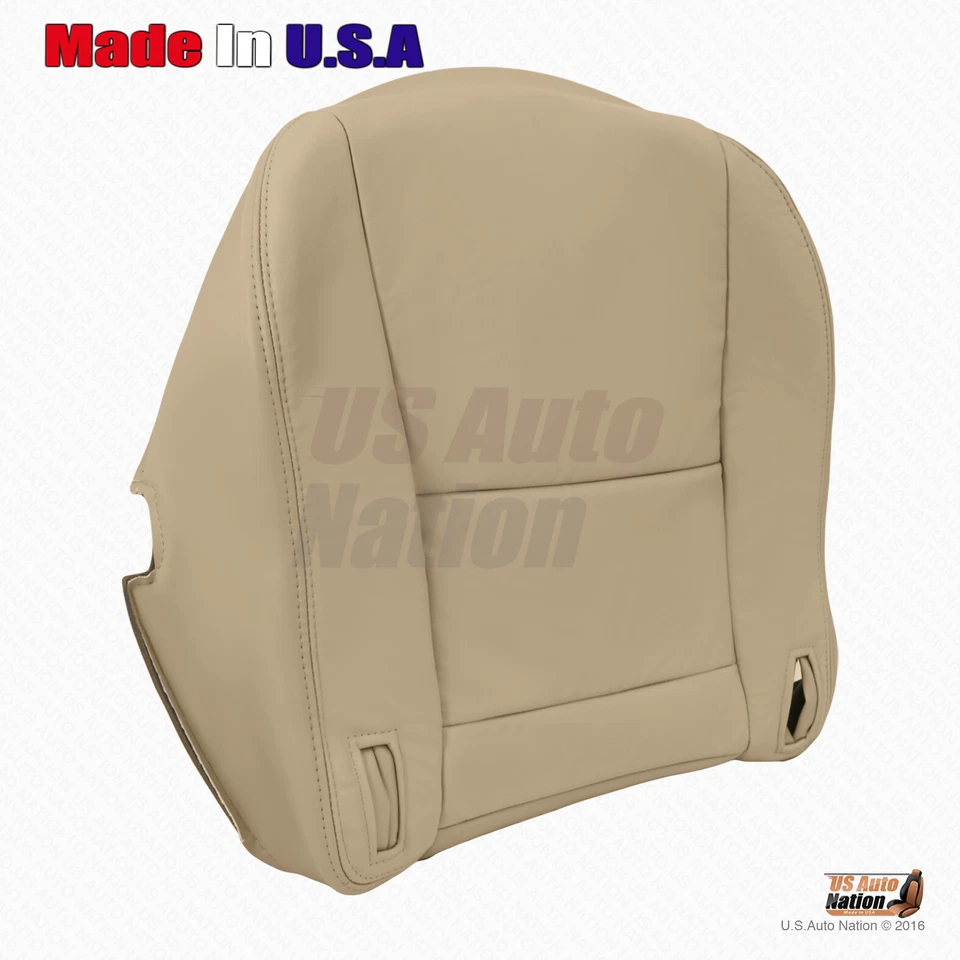 Se adapta a Lexus ES300 1997 a 2001 parte inferior del conductor delantero cuero cubierta de repuesto tostado Foto 2 de 4