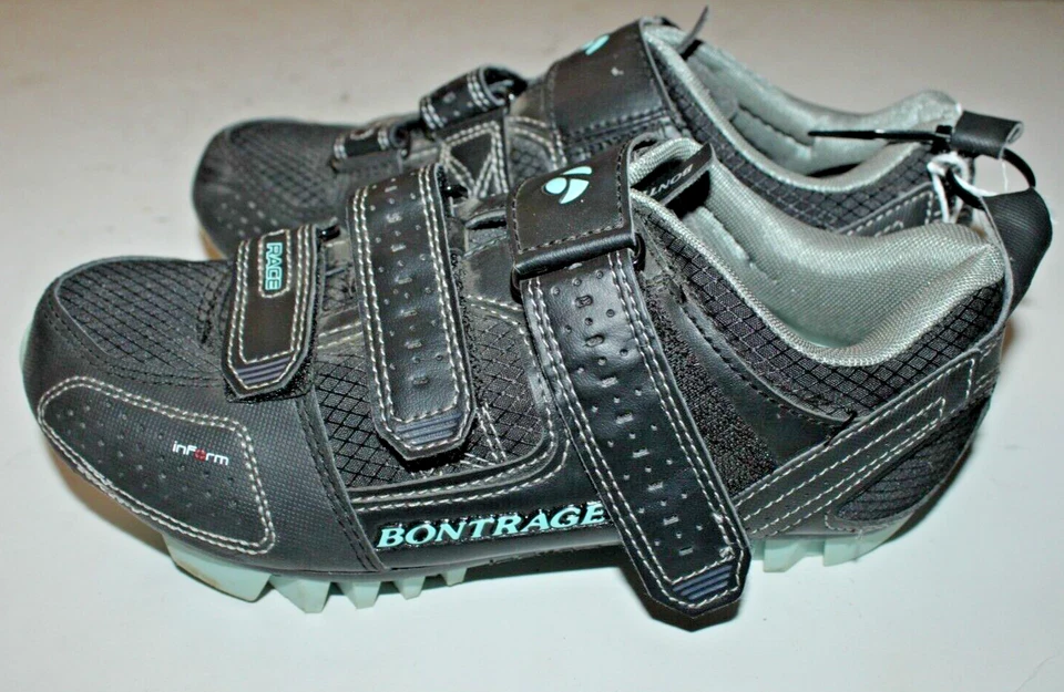 Sapato de ciclismo Bontrager Race WSD US5.5 EU37 23.7cm UK4.5 SPD MTB Road EUA remetente - Imagem 4 de 4