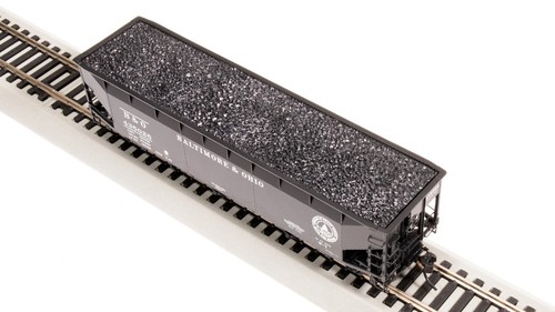 Broadway Limited 8105 HO Scale AAR 70-ton Triple 3-Bay Hopper B&O W-7 #435125 - Picture 4 of 4