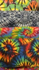 Tie dye fleece socks, mens/womens unsex sizes 5-14.5 you choose Toasti Socks