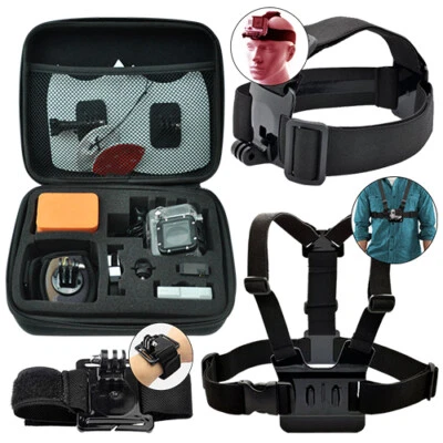 UNBRANDED / GENERIC Action Camera Accessory Kit for GoPro Hero 8 7 6 5 4 3+ & Other Action Cameras