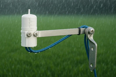 HUNTER Regensensor Mini-Clik mit 7,6 m Kabel und Wandhalter aus Aluminium