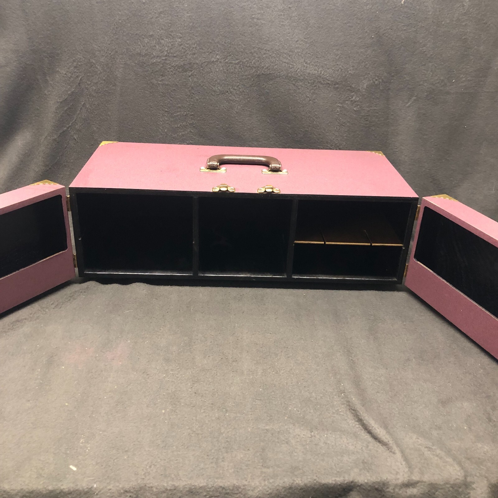 Vintage 1/24 Slot Car Pit Box Custom Quality Made Heavy Tools Wood