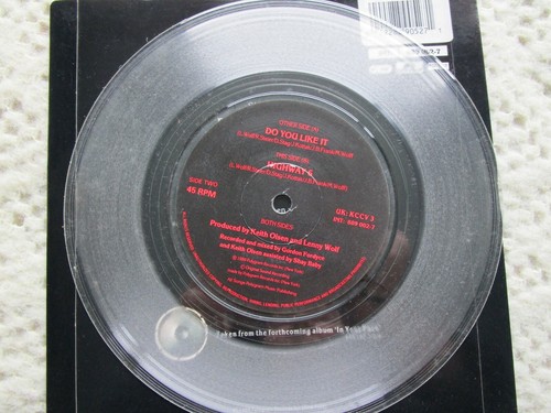 Kingdom Come CLEAR Vinyl Do You Like It PolyGram KCCV 3 UK 7inch 45 Single - Picture 4 of 4
