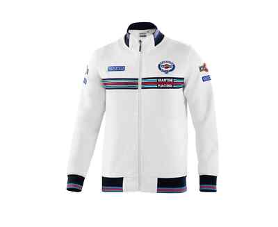 Sparco Martini Racing FULL ZIP SWEATSHIRT Pullover Motorsport Herrenpullover