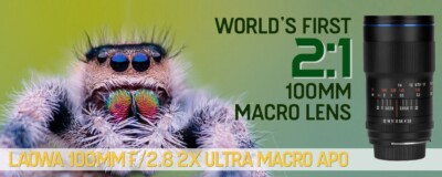 LAOWA 100mm f/2.8 2X Ultra Macro APO Lens