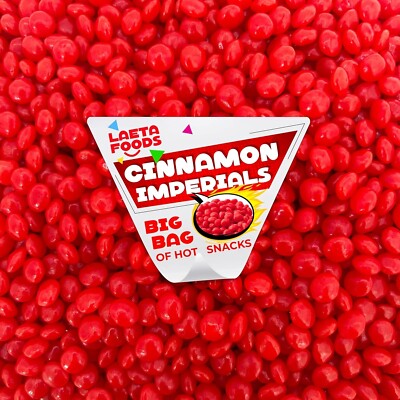 Cinnamon Imperials Red Hots Hard Classic Candy Cinnamon Flavored -    