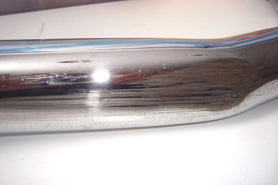 Tubo de escape cromado Samson trompeta delantera para Harley se adapta a Softail EVO X1 Foto 4 de 4