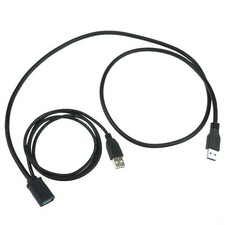 USB 3.0 Extension Cable Female to Male Data Power Splitter Cord PC Laptop Wire